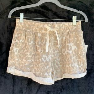 Animal Print Lounge Shorts